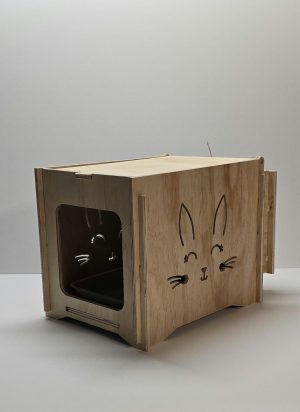 Bun litter tray house! custom